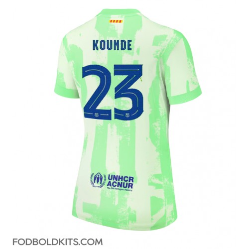 Barcelona Jules Kounde #23 Tredjetrøje Dame 2024-25 Kortærmet